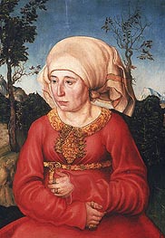 Wife of Dr. Johann Reuss | Lucas Cranach | Painting Reproduction