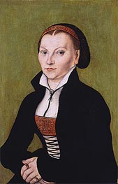 Lucas Cranach | Portait of Katharina von Bora | Giclée Canvas Print