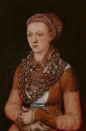 Portrait of Anna Buchner | Lucas Cranach | Gemälde Reproduktion