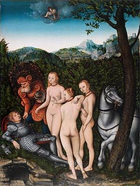 The Judgment of Paris | Lucas Cranach | Painting Reproduction