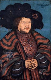 Portrait of Joachim I Nestor, Elector of Brandenburg | Lucas Cranach | Painting Reproduction