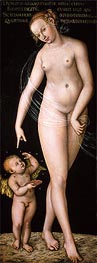 Lucas Cranach | Venus with Cupid as the Honey Thief | Giclée Canvas Print