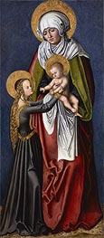 Lucas Cranach | The Virgin and Child with St Anne | Giclée Canvas Print