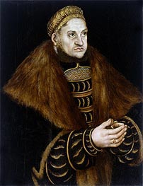 Friedrich III the Wise, Elector of Saxony | Lucas Cranach | Gemälde Reproduktion