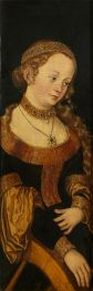 Heilige Katharina, c.1500/49 von Lucas Cranach | Giclée Leinwand-Kunstdruck