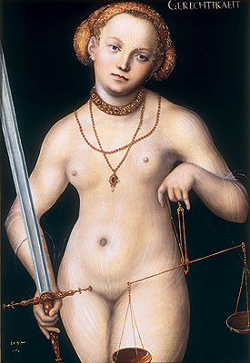 Allegorie der Gerechtigkeit, 1537 | Lucas Cranach