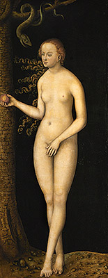 Lucas Cranach | Eve, 1537 | Giclée Canvas Print
