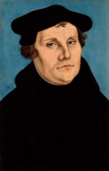 Porträt von Martin Luther, 1529 | Lucas Cranach