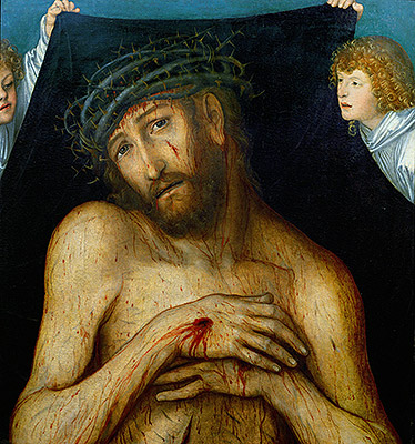 Der Schmerzensmann, 1515 | Lucas Cranach | Giclée Leinwand Kunstdruck
