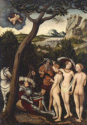 Das Urteil des Paris, c.1528 | Lucas Cranach