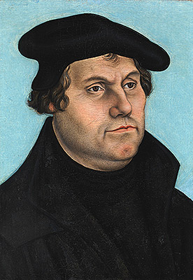 Martin Luther, undated | Lucas Cranach | Giclée Canvas Print