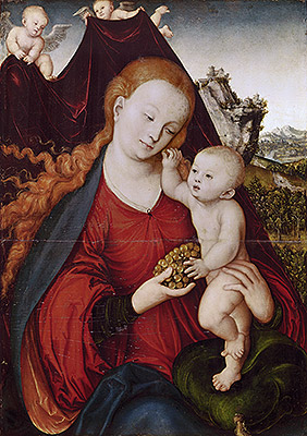 Madonna mit Trauben, c.1525 | Lucas Cranach