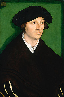 Portrait of a Man, 1522 | Lucas Cranach | Giclée Canvas Print