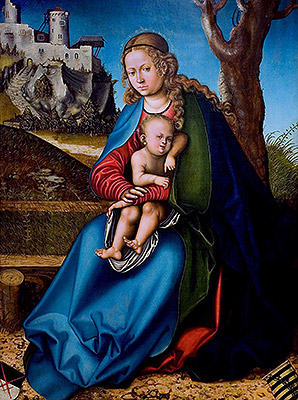 Virgin and Child, c.151314 | Lucas Cranach | Giclée Canvas Print