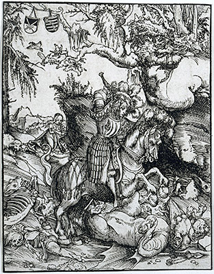St. Georg, der den Drachen tötet, c.1510/15 | Lucas Cranach