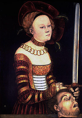 Judith with the Head of Holofernes, c.1537/40 | Lucas Cranach | Giclée Canvas Print