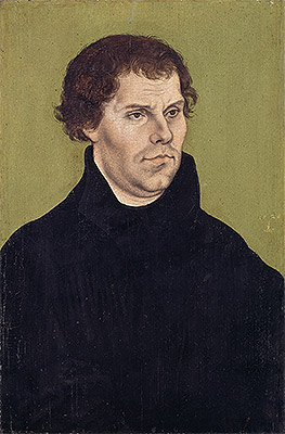 Portrait of Martin Luther, Aged 43, 1525 | Lucas Cranach | Giclée Canvas Print