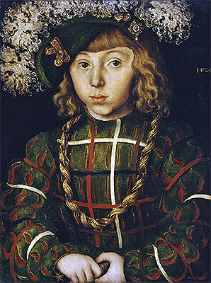 Porträt von Johann Friedrich dem Großmütigen, 1509 | Lucas Cranach