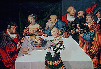 Das Fest des Herodes, 1531 | Lucas Cranach