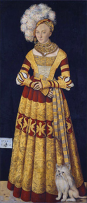 Duchess Katharina of Mecklenburg, 1514 | Lucas Cranach | Giclée Canvas Print