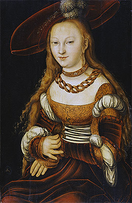 Porträt einer jungen Dame, c.1350 | Lucas Cranach