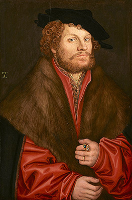 Portrait of Moritz Buchner, 1518 | Lucas Cranach | Giclée Leinwand Kunstdruck