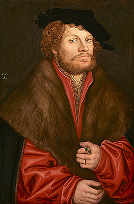 Porträt von Moritz Buchner, 1518 | Lucas Cranach