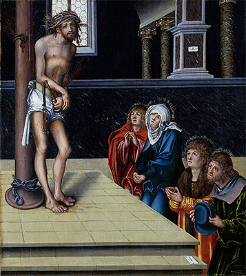 Christ at the Column, 1515 | Lucas Cranach | Giclée Canvas Print