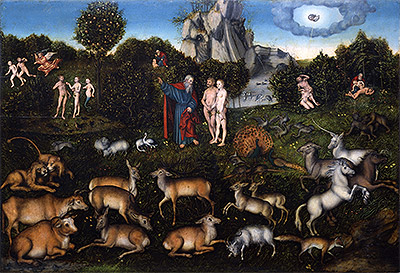 Paradies, 1530 | Lucas Cranach