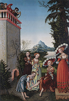 David und Bathseba, 1534 | Lucas Cranach