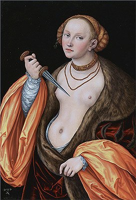 Lucas Cranach | Lucretia, 1537 | Giclée Canvas Print