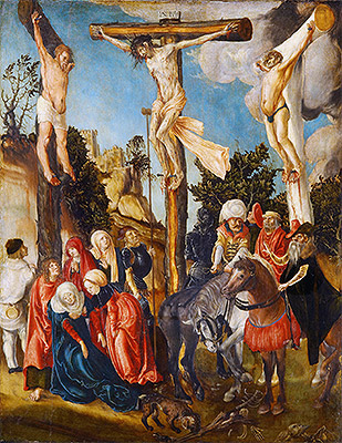 Kreuzigung Christi, 1501 | Lucas Cranach | Giclée Leinwand Kunstdruck