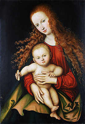 Die Jungfrau Maria mit dem Kind, 1529 | Lucas Cranach