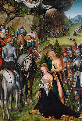 The Beheading of St Catherine, c.1515 | Lucas Cranach | Giclée Leinwand Kunstdruck