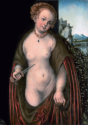 Lucretia, undated | Lucas Cranach | Giclée Canvas Print