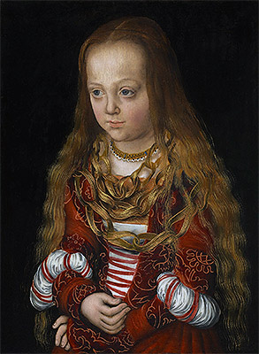 A Princess of Saxony, c.1517 | Lucas Cranach | Giclée Leinwand Kunstdruck