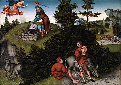 The Sacrifice of Abraham, 1530 | Lucas Cranach