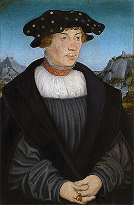 Portrait of Hans Melber, 1526 | Lucas Cranach | Giclée Canvas Print