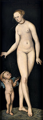 Venus and Cupid as the Honey Thief, a.1537 | Lucas Cranach