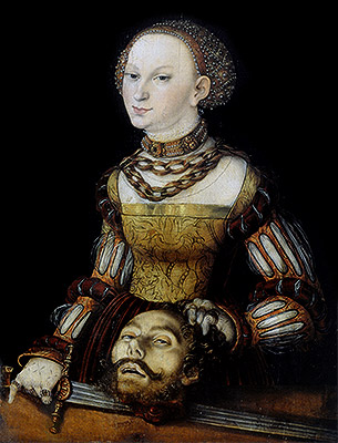 Judith, 1531 | Lucas Cranach | Giclée Leinwand Kunstdruck