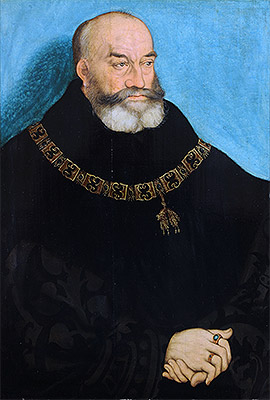 Porträt von Georg dem Bärtigen, Kurfürst von Sachsen, c.1534 | Lucas Cranach