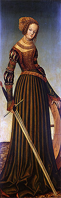 Heilige Katharina, c.1516 | Lucas Cranach