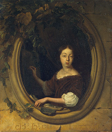 Porträt eines Künstlers, 1688 | Bakhuysen