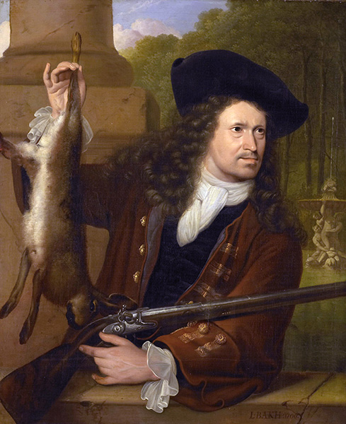 Jan de Hooghe Dressed for Shooting, 1700 | Bakhuysen | Giclée Canvas Print