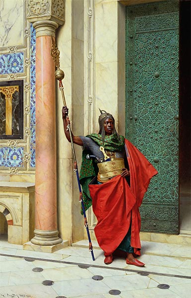 Nubian Guard, 1895 | Ludwig Deutsch | Giclée Canvas Print
