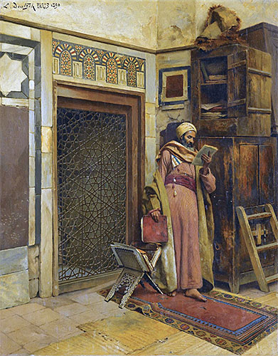 The Scholar, 1890 | Ludwig Deutsch | Giclée Canvas Print