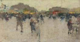 Festival at the Place du Trône, Paris, 1890 | Luigi Loir
