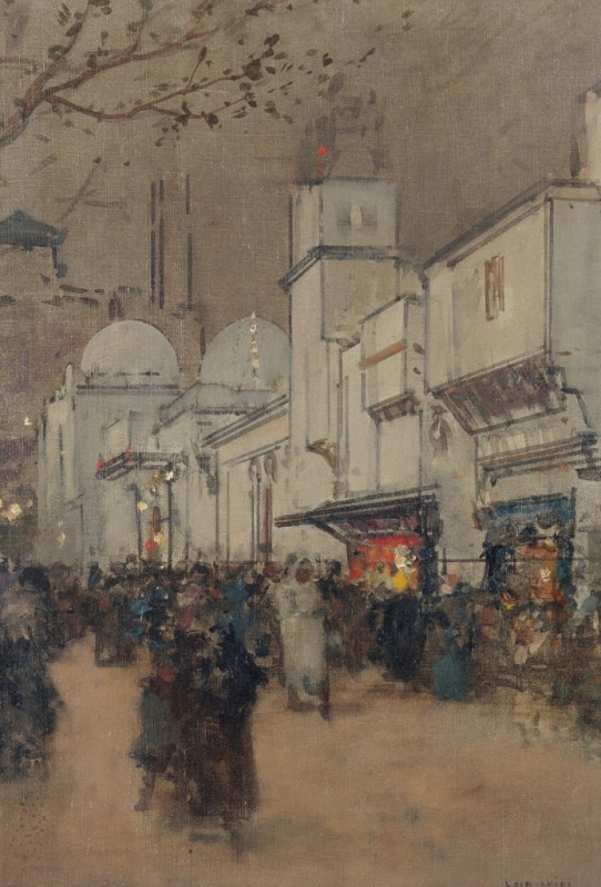 The Street of Nations, at the Universal Exhibition of 1900, 1900 | Luigi Loir | Giclée Canvas Print