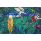 Adam and Eve expelled from Paradise, 1961 - Chagall