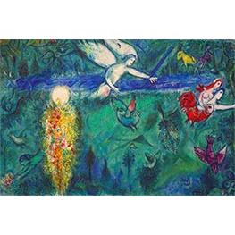 Adam and Eve expelled from Paradise | Chagall